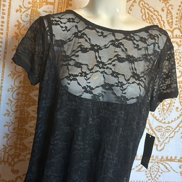 NEW With Tags - Women's Maxi Dress - Wild Fable Black Lace With Lining L - Picture 11 of 11